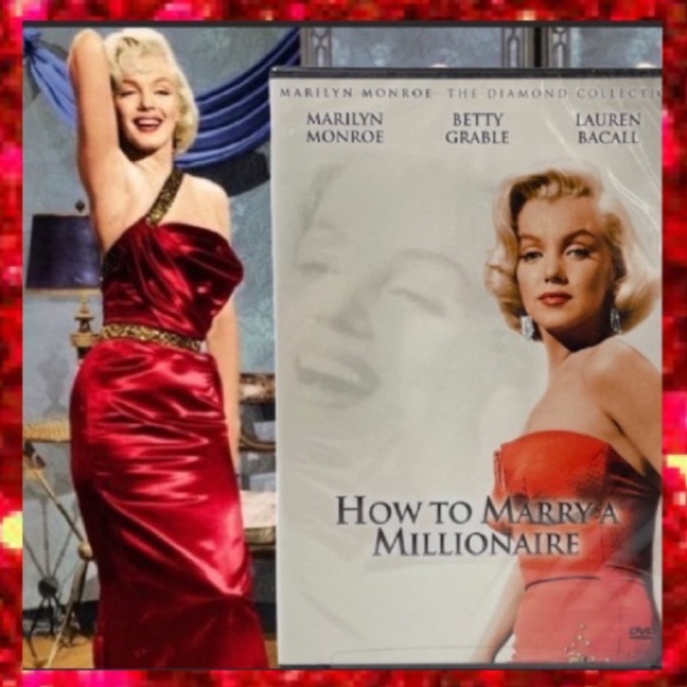Marilyn Monroe Collectors Item How To Marry A Millionaire Movie Diamond Luxury